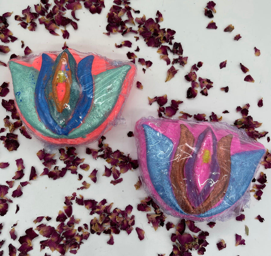 Flower of life bath bomb